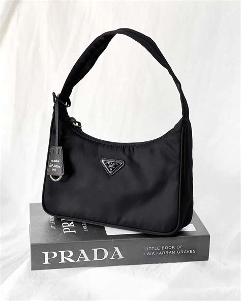 prada clean|clean Prada nylon bag.